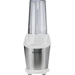 Gorenje Блендер стаціонарний 1000Вт, чаша-750мл, подрібнювач, білий-нерж