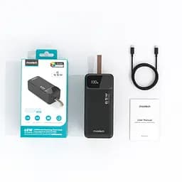 Портативна батарея Choetech Power bank B734 40000mAh 65W Black - мініатюра 2
