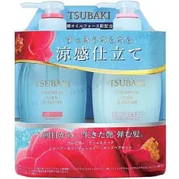 Набор для волос Tsubaki Premium охлаждение и восстановление шампуня и кондиционера 450 мл х 2 шт.