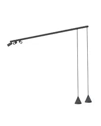 Підвісний світильник, люстра Nowodvorski 11448 Fourty V GU10 5x10W IP20 Чорний