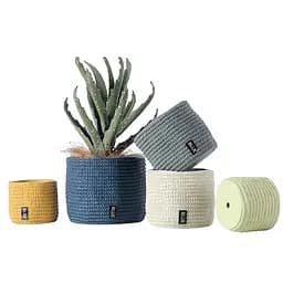 Цветочный горшок Led Panno 16.5 х 16.5 х 15.5 см без поддона в ассортименте (A040045)