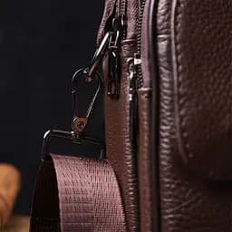 Шкіряна чоловіча сумка Vintage 19х25х6,5 см sum0023577 - мініатюра 9