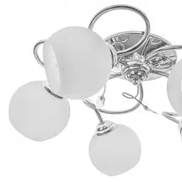Люстра стельова Brille в спальню E27 60W CH (LK-592C/5) - мініатюра 5