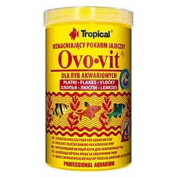 Сухий корм для акваріумних риб Tropical в пластівцях Ovo-Vit 1 л для всіх акваріумних риб