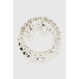 Заколка-краб 10-6,1-18 Кружок Серебряный (2000990451309А)