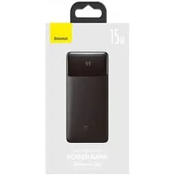 Батарея зовнішня Baseus Bipow Digital Display Power bank 10000mAh (PPDML-I01) чорний - мініатюра 3
