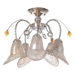 Люстра стельова Brille флористика E14 60W G (LK-019C/5)