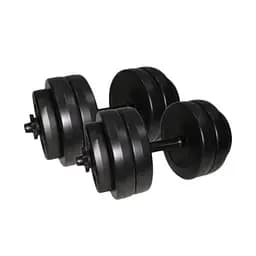 Гантелі складальні композитні в пластиковій оболонці Rock Pro 2 шт по 13 кг NE-PL-G-013-2