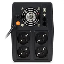 Джерело безперебійного живлення nJoy Horus Plus 1500 (PWUP-LI150H1-AZ01B) Lin.int. AVR 4 x евро USB LCD пластик (Horus Plus 1500 USB) - мініатюра 7