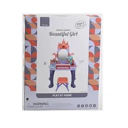 Трюмо 661-136, свет, звук, пианино, аксессуары, на батарейках, в коробке (6974210400346)