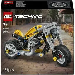 Конструктор LEGO Technic Жовтий мотоцикл 151 деталь (42225)