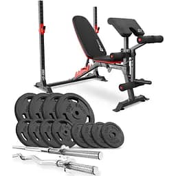 Набір Hop-Sport Strong 108кг з лавкою HS-1095