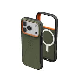 Чохол до мобільного телефона UAG iPhone 17 Pro Civilian MagSafe Olive/Orange (114545117297) - мініатюра 9