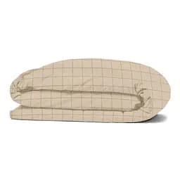Комплект постільної білизни Cosas Beige geometry CS1 Полуторний бежевий (CellAshbeige_Graphite_160) - мініатюра 7