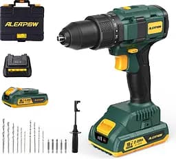 Шуруповерт Aleapow TP1820 бесщеточный аккумуляторный ударный быстрозажимной патрон кейс 18 В