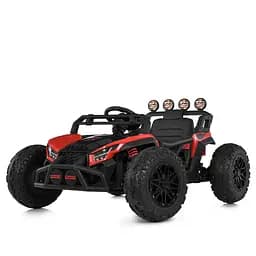 Електромобіль баггі 4x35W 2x12V7Ah EVA шкіра MP3/USB/Bluetooth червоний (M 6073EBLR-3)