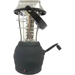 Кемпинговый фонарь лампа аккумуляторная Yajia LS-360 с зарядкой от солнечной встроенной панели