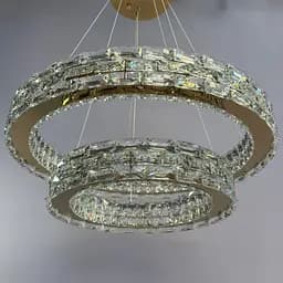 Люстра кільця Linisoln 7896-60*40 метал, кришталь, LED, 120-50 см, 60*40 см, 65 Вт - мініатюра 2