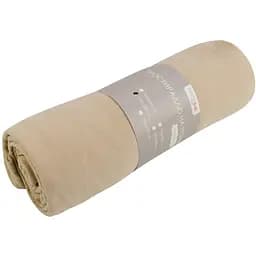 Простыня на резинке Home Line, трикотаж, 200х90 см, бежевый (154846)