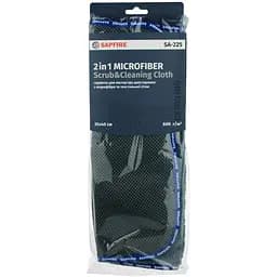 Серветка двостороння з мікрофібри та текстильної сітки Sapfire SA-226, 35x40 см