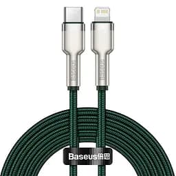 Кабель Baseus Cafule Metal Type-C to Lightning PD 20W (1m) green (CATLJK-A06)