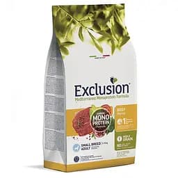 Сухий корм Exclusion Adult Beef Small Breed для дорослих собак маленьких порід 500 г