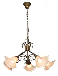 Люстра подвесная Brille флористика E14 40W PB (BR-906S/5)