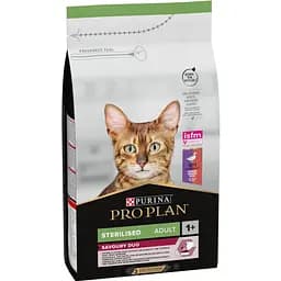 Сухой корм для стерилизованных кошек Purina Pro Plan Sterilised с уткой и печенью 1.5 кг (12384808)
