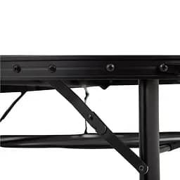 Складний стіл Bo-Camp Woodbine Oval 100x70 cm Black/Wood look (1404185), Коричневий - мініатюра 10