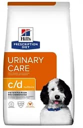 Сухий лікувальний корм для профілактики сечокам'яної хвороби Hills PD Canine C/D Multicare 1,5 кг