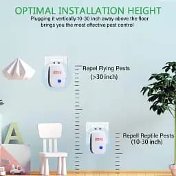 Ультразвуковий відлякувач шкідників Pest Repeller Ultrasonic Pest Repeller, 6 шт - мініатюра 3
