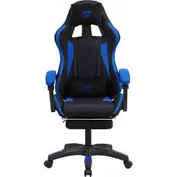 Геймерское кресло GT Racer черное с синим (X-2324 Fabric Black/Blue)