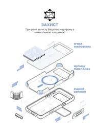 Силиконовый чехол с MagSafe для Apple iPhone 17 Pro Max, ICON2 MagCase, фиолетовый, противоударный, панель с мягкой подкладкой, защита всего корпуса, поддержка беспроводной зарядки, совместим с защитными стеклами и пленками, ArmorStandart (ARM87085) - мініатюра 6