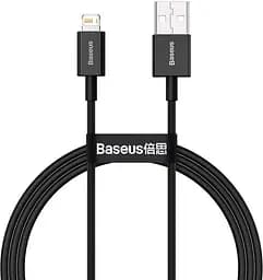 Кабель Baseus Superior Series Fast Charging Data Cable USB to iP 2.4 A 2m Black (CALYS-C01)