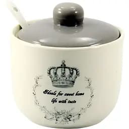 Цукорниця керамічна Interos Корона 350 мл (000015358)
