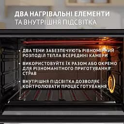 Електрична піч Perfelli LAGGIO 37 BLACK RETRO - мініатюра 4