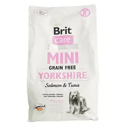 Cухий корм для собак породи йоркширський тер'єр Brit Care Sensitive Grain Free Yorkshire з лососем і тунцем 2 кг - мініатюра 2