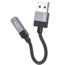 Перехідник Hoco UPA32D Clever USB to 3.5mm Black - мініатюра 4