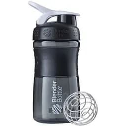 Шейкер BlenderBottle SportMixer Black White 590 мл