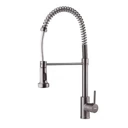 Змішувач для кухні з виливом пружина Mixxus Premium Spring 017 graphite MI6952 Графіт