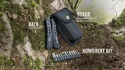 Мультитул Ganzo G201-B Multi Tool Black Edition 22 функцій - мініатюра 9