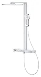 Душова система з термостатом для настінного монтажу Grohe Rainshower Aqua Pure 1009620000, Білий - мініатюра 4