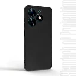 Чехол-накладка для смартфона TECNO Spark Go 2024 (BG6)/20C (BG7n) противоударный, силиконовый, термополиуретановый (ТПУ), с защитой камеры и корпуса, черный, защита всего корпуса, ArmorStandart (ARM73577) - мініатюра 2
