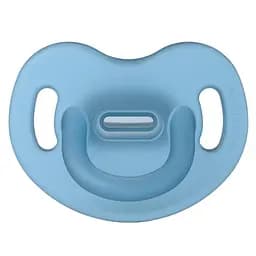 Пустышка силиконовая Suavinex, анатомическая, 0-6 мес., голубой (307246)