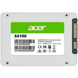 SSD 240Gb Acer SA100 SATA III 2.5" TLC - мініатюра 3