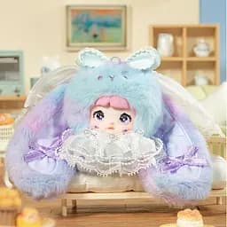 Пухнаста фігурка на підвісі Pop Top Hi Toy серії Nommi - Зайченята - мініатюра 7
