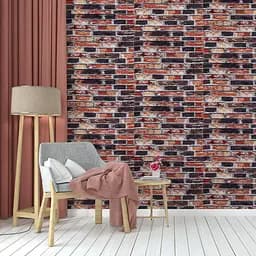 Декоративна 3D панель 700х770х5мм Сіро-синя Катеринославська цегла (048) SW-00000027 - мініатюра 5