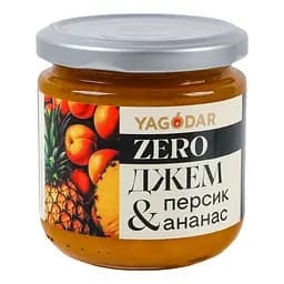 Джем Персик-ананас Zero Yagodar с/б 210 г