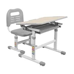 Парта та стільчик для дитини Piccolino Grey FunDesk