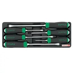 Комплект ударных отверток с шестигранником 6 ед. (в ложементе) Toptul hoz0007758